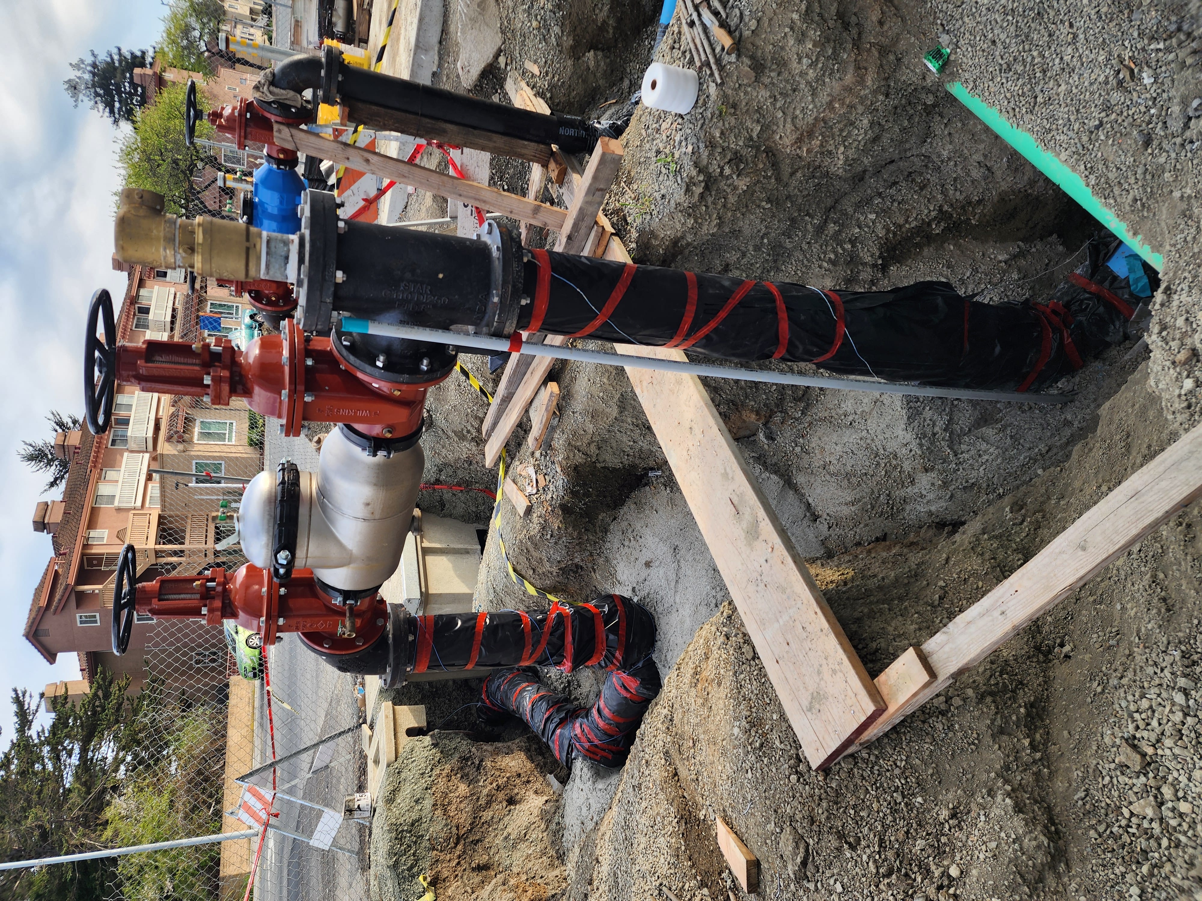 Underground Fire Main Installation